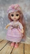 Шарнирная кукла BJD "Поваренок" с розовыми волосами 16см (К070) - изображение 4