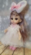Шарнирная кукла BJD "Зайка" с косичкой 16см (К080) - изображение 1