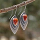 Сережки Осінній лист - изображение 2