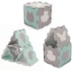 Килимок-пазл Kinderkraft Luno shapes 3D з пінопласту Mint, 5902533919321 - зображення 2