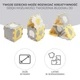Килимок-пазл Kinderkraft Luno shapes 3D з пінопласту Mint, 5902533919321 - зображення 8