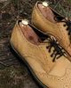Мужские туфли желтые Legessy. Броги Onyx Yellow 45р - изображение 3
