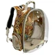 Прозрачный рюкзак для переноски животных CosmoPet CP-07UKC для кошек и собак Brown - изображение 2