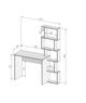 Стол письменный Furnigrade СП-5 сонома 161,6x127x45 - изображение 2