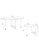 Стіл - книжка Furnigrade СК - 2 тахо 154,8х90х74 - зображення 5
