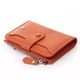 Женский кожаный кошелек Classik DR. BOND WN-23-17 orange - изображение 5