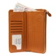 Женский кожаный кошелек Classik DR. BOND WN-23-21 yellow - изображение 5