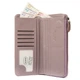 Шкіряний жіночий гаманець Classik DR. BOND WN-23-21 pink-purple - зображення 2