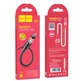 Кабель HOCO Lightning магнітний Sereno magnetic charging cable X52 1m 2,4A Black - зображення 6