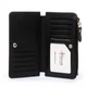 Женский кожаный кошелек Classik DR. BOND WN-23-16 black - изображение 4