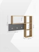 Вешалка Furnigrade В - 3 сонома - антрацит 780х838х160 - изображение 3