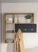 Вешалка Furnigrade В - 3 сонома - антрацит 780х838х160 - изображение 1