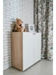Комод Furnigrade КМ - 7 сонома - белый 730х730х320 - изображение 3