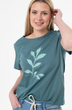 Футболка Tom Tailor T-SHIRT WITH A PRINT M Зелений 1040544-10697 - зображення 3