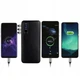 Універсальна мобільна батарея Power Box 5083 black 50000 mAh 3хUSB Power Bank портативний зовнішній акумулятор - зображення 4