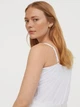 Майка H&M 534164 белый L - изображение 2