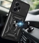 Чехол Fiji Camera Defence для Xiaomi Poco F5 бампер с защитой камеры и подставкой Black - изображение 3