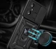 Чехол Fiji Camera Defence для Xiaomi Redmi 12C бампер с защитой камеры и подставкой Black - изображение 2