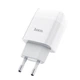 Зарядное устройство Hoco C72A Glorious (1USB, 2.1А) White (6931474713001) + кабель MicroUSB - изображение 5