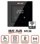 Терморегулятор для теплого пола Heat Plus M1.16 з WI-FI black - изображение 3
