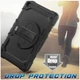 Чехол Carbon Armor Cover Tablet на Samsung Galaxy Tab A (T510/T515) 10.1" / защитный чехол для планшета с ремешком в комплекте / (черный) - изображение 5