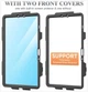 Чехол Carbon Armor Cover Tablet на Samsung Galaxy Tab S9 FE (10.9") / защитный чехол для планшета с ремешком в комплекте / (черный) - изображение 3