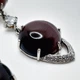 Серьги серебро 925° 9,62г. фиолетовые камни родий (3622511457) - изображение 3