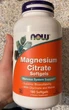 Цитрат магния Now Foods Magnesium Citrate 180 гелевых капсул - изображение 7