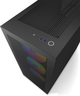 Obudowa NZXT H Series H7 Flow RGB 2023 Edition ATX Mid Tower Chassis All Black Color (CM-H71FB-R1) - obraz 5