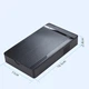 Зовнішня кишеня Shuole U35A30 SATA SSD/HDD 3.5"/2.5" - USB 3.0 до 10ТБ UASP, 5Гбіт/с - Чорна (U35A30) - зображення 4
