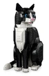 Конструктор LEGO Ideas Черно-белый кот 1710 деталей (21349) - изображение 4