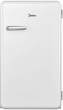 Холодильник MIDEA MDRD142SLF01 (85 см. білий, ретро) - зображення 1