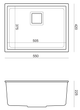 Кухонна мийка Quadron David 50 HQD5542U7-C1 - зображення 3