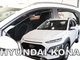 Дефлектори вікон (вітровики) HEKO для Hyundai Kona 2017+ 5D вставні 4 шт - зображення 1