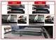 Перемычки на рейлинги под ключ WingBar V1 (2 шт) Черные для Nissan X-trail T31 2007-2014 гг - изображение 1