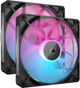Набор вентиляторов Corsair iCUE Link RX140 RGB PWM Dual Pack (CO-9051020-WW) - изображение 1