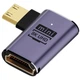 Переходник угловой LED Mini HDMI - HDMI (M/F) 8К HDMI 2.1 48Gbps (C8K-02) (48665) - изображение 1