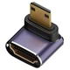 Перехідник адаптер Mini HDMI - HDMI (M/F) LED HDMI 2.1 8К 48Gbps (C8K-05) (48666) - зображення 1
