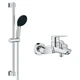 Смеситель для ванны GROHE Start 24206002 c душевым гарнитуром Vitalio Start 27942001 - изображение 1