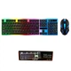 Дротова клавіатура з мишкою LED Keyboard Mouse KM 5003 Ігровий набір з підсвічуванням для комп'ютера - зображення 3