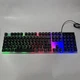 Дротова клавіатура з мишкою LED Keyboard Mouse KM 5003 Ігровий набір з підсвічуванням для комп'ютера - зображення 7