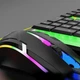 Дротова клавіатура з мишкою LED Keyboard Mouse KM 5003 Ігровий набір з підсвічуванням для комп'ютера - зображення 8