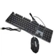 Дротова клавіатура з мишкою LED Keyboard Mouse KM 5003 Ігровий набір з підсвічуванням для комп'ютера - зображення 10