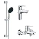 Набор смесителей GROHE QuickFix StartEdge UA202501SQ (24198001+24196001+27942001) - изображение 1