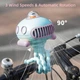 Мультифункциональный вентилятор Submarine F18 with music and battery 4000 mAh Blue - изображение 6