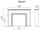 Портал камина Aristocrat Decor 1210x870x230 мм. для декоративного каміну(FN_011) - изображение 3