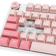 Klawiatura przewodowa Ducky One 3 Gossamer TKL Cherry MX Ergo Clear Pink (100352889) - obraz 5