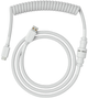 Kabel do klawiatury Glorious Coiled Cable 1.37 m Ghost White (GLO-CBL-COIL-WHITE) - obraz 1