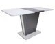 Стол обеденный раскладной Cosmo Grey 110(145)x68 см Графит / Серый Камень Intarsio - изображение 1