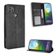 Чехол-книжка Deexe Retro Style для Motorola Moto G9 Power - Black - изображение 2